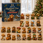 Niedlicher Highland Cow Adventskalender mit 24 Überraschungen. 8
