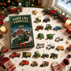 Adventskalender mit Landwirtschaftsfahrzeugen 2026 im klassischen Design 4