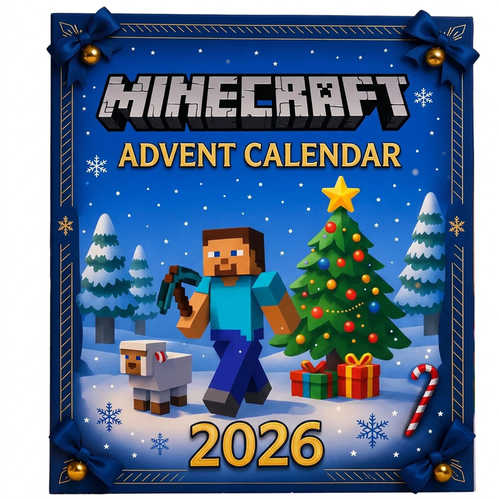 Adventskalender Minecraft 2026 – Kreativer mit täglichen Überraschungen