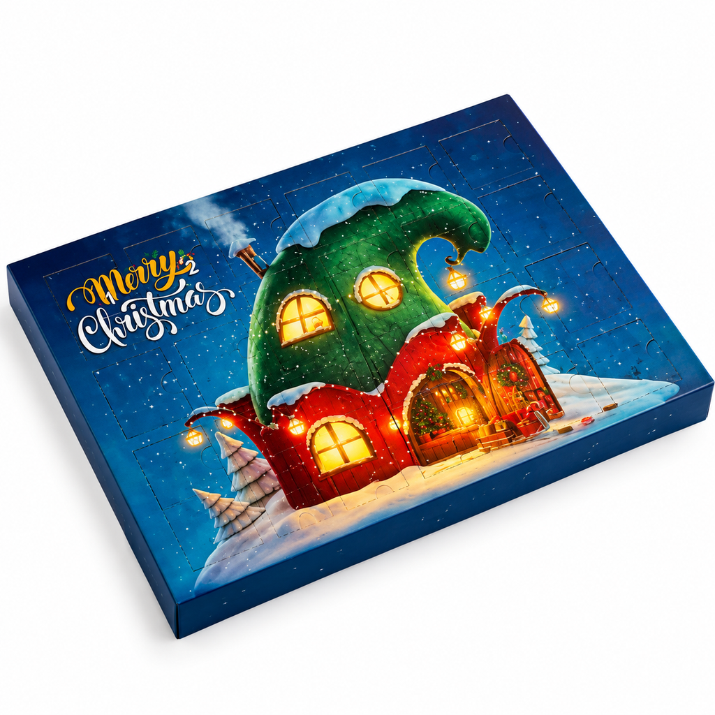 Kreativer Adventskalender mit Armbändern und Charms für Weihnachten