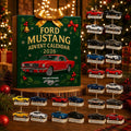 Adventskalender mit 24 Miniatur-Mustangs für Weihnachten