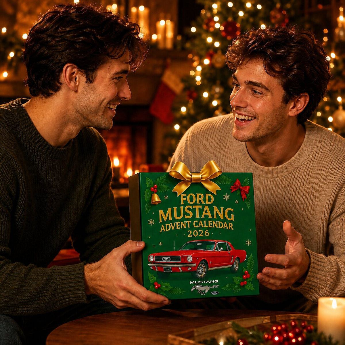 Adventskalender mit 24 Miniatur-Mustangs für Weihnachten 2