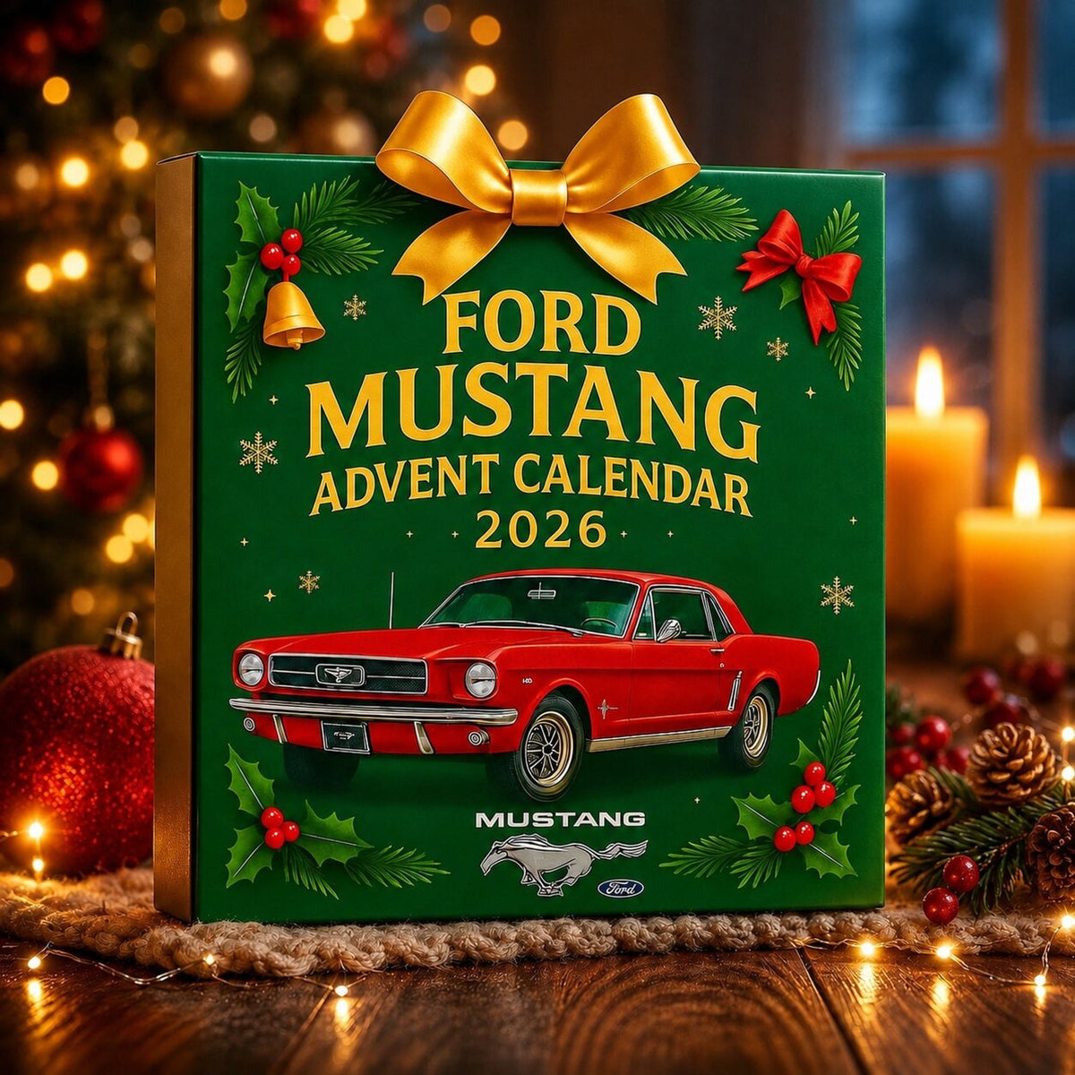 Adventskalender mit 24 Miniatur-Mustangs für Weihnachten 4
