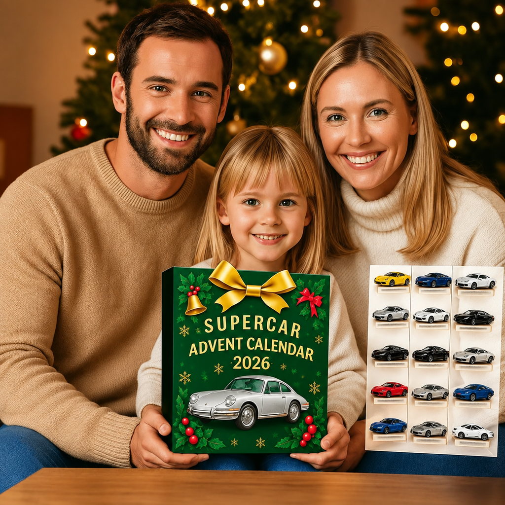 Adventskalender Supercar 2026 mit 24 flachen Sammlerstücken 3