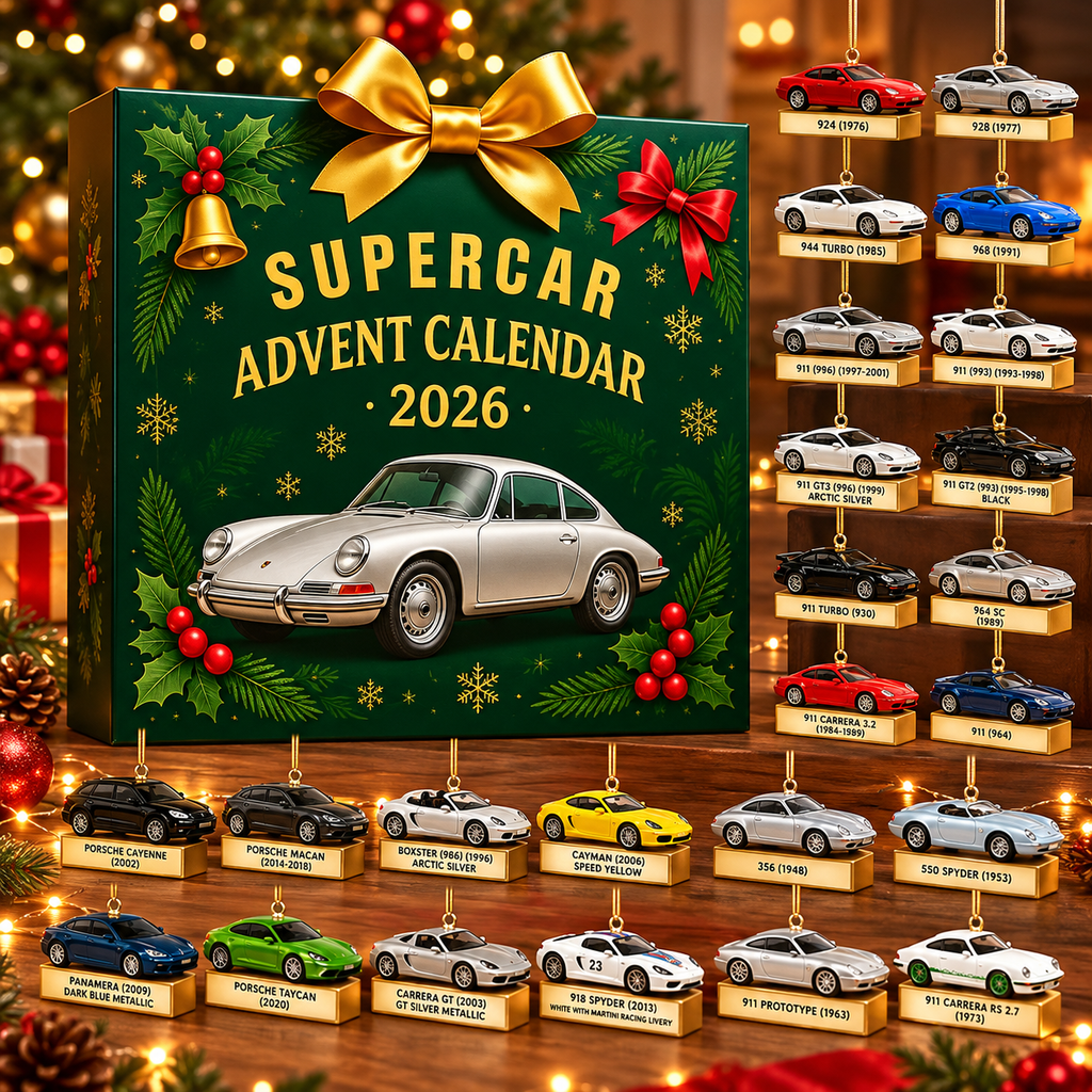 Adventskalender Supercar 2026 mit 24 flachen Sammlerstücken 6