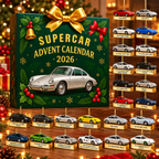 Adventskalender Supercar 2026 mit 24 flachen Sammlerstücken 6