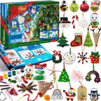 Bastel-Adventskalender 2026 mit Scheren, Leim, Lanyards, Farben und Aquarellstiften für Kinder