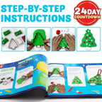 Bastel-Adventskalender 2026 mit Scheren, Leim, Lanyards, Farben und Aquarellstiften für Kinder 2