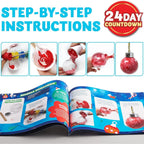 Bastel-Adventskalender 2026 mit Scheren, Leim, Lanyards, Farben und Aquarellstiften für Kinder 3