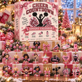 Fröhlicher Cheerleading Adventskalender für Weihnachten mit 24 Überraschungen.