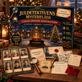 Detektiv-Adventskalender mit 24 Tagen Mysterium-Rätseln und täglichen Hinweisen