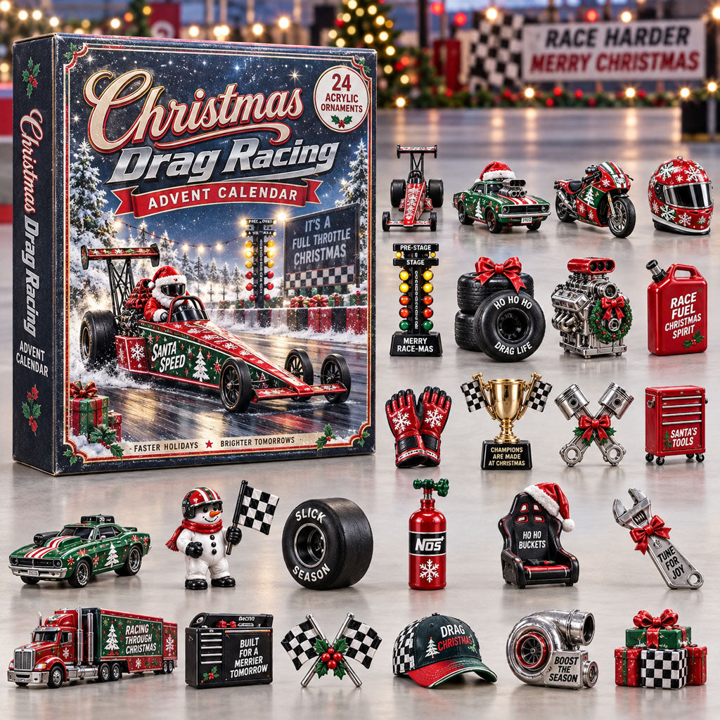 2026 Weihnachts Drag Racing Adventskalender mit 24 Tagen voller Überraschungen