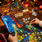 Festlicher Weihnachts-Puzzle-Adventskalender 2026 mit 1008 Teilen und 24 Adventsüberraschungen 8
