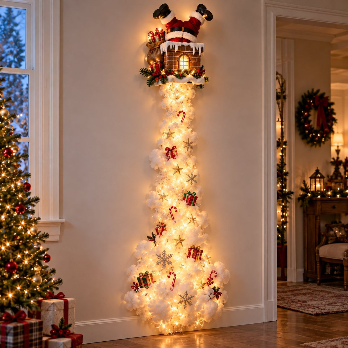 Kerstmagie Trail Wandlampe für festliche Weihnachtsdekoration. 3