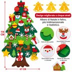 Kreativer Weihnachtsbaum aus Filz für Kinder zum Dekorieren 9