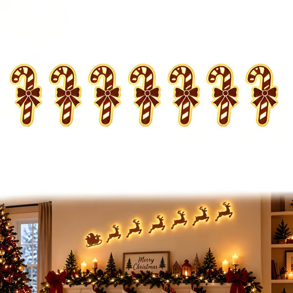 Beleuchtete LED Renne Dekoration für Weihnachten 5