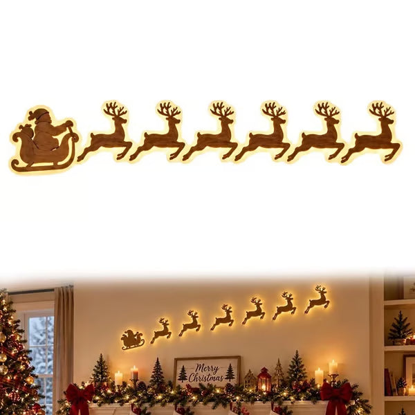 Beleuchtete LED Renne Dekoration für Weihnachten 6
