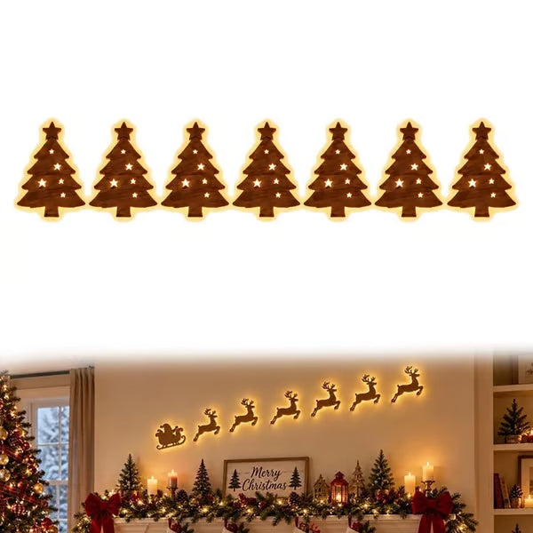 Beleuchtete LED Renne Dekoration für Weihnachten 8