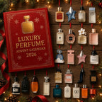 Luxus Parfüm Adventskalender mit 24 glitzernden dekorativen Flacon-Designs und Ornamenten 3