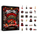 Rock and Roll Weihnachts-Adventskalender 2026 für festliche Dekoration