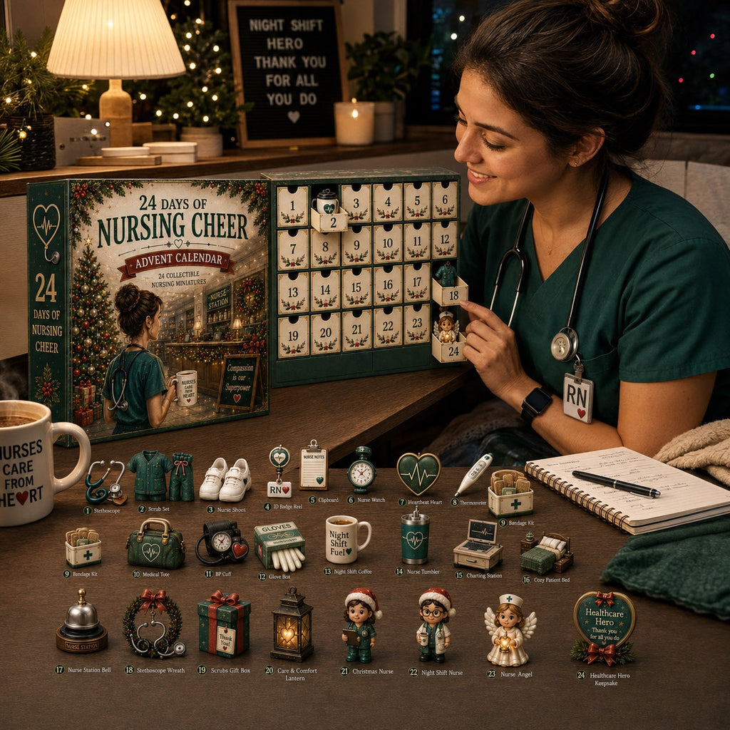 Pflege-Adventskalender 2026 - 24 Miniaturen für Pflegefachpersonen