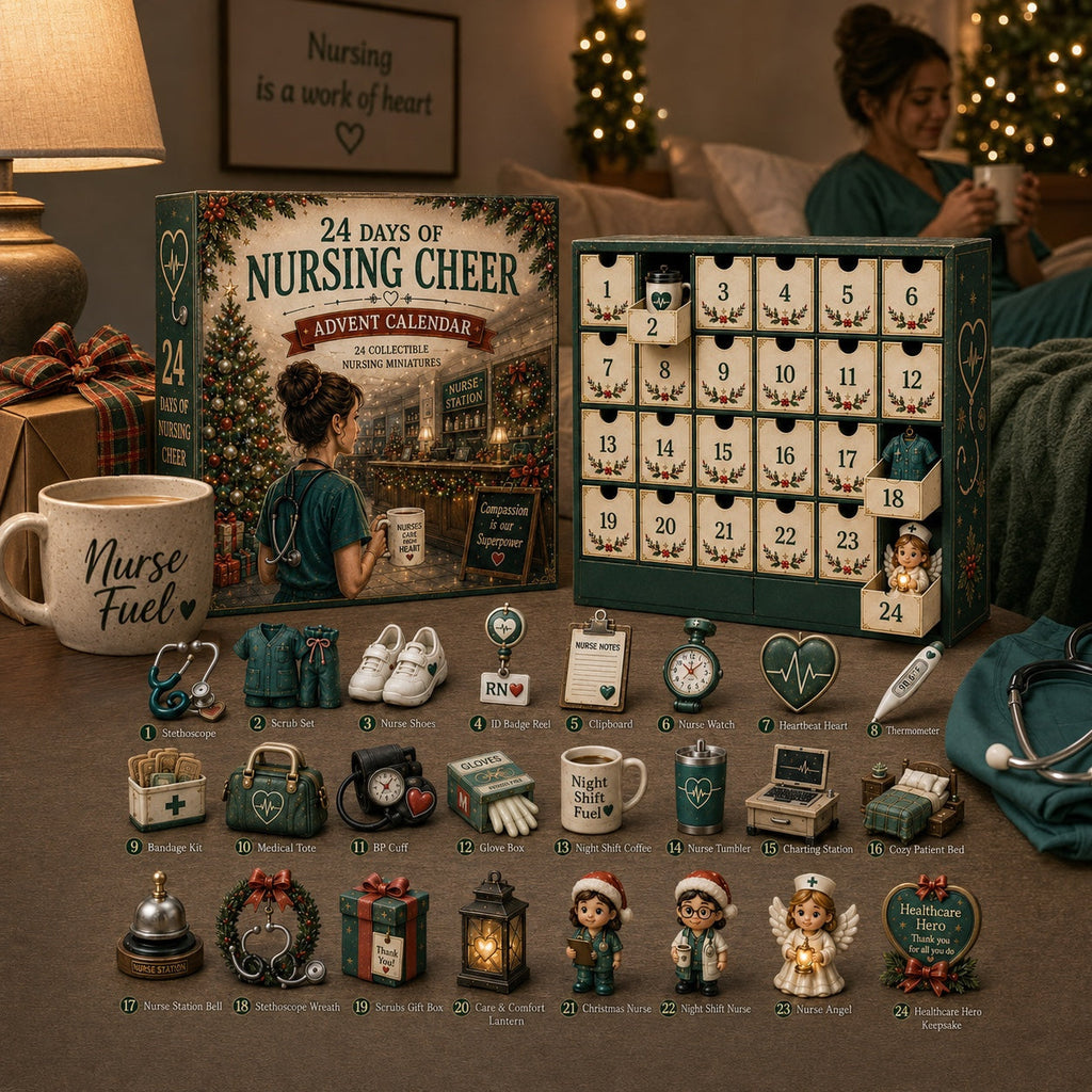 Pflege-Adventskalender 2026 - 24 Miniaturen für Pflegefachpersonen