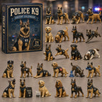Polizei-K9-Adventskalender 2026 - 24 K9-Weihnachtsanhänger