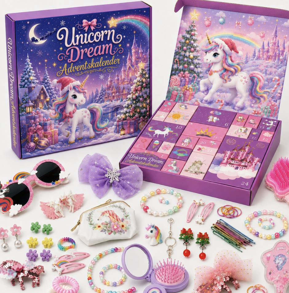 Prinzessinnen-Adventskalender 2026 – 24 Figuren, Kleidchen und Freunde