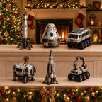 Raumfahrt-Adventskalender 2026 - 24 Miniatur-Raketen und Rover