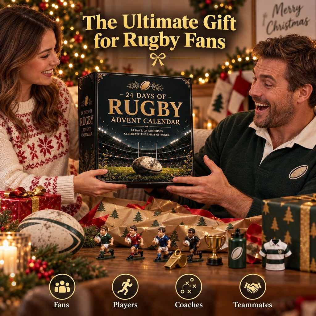 Rugby-Adventskalender 2026 - 24 Rugby-Miniaturen und Überraschungen