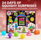 Squishy-Adventskalender 2026 – 24 Weihnachts-Squishies