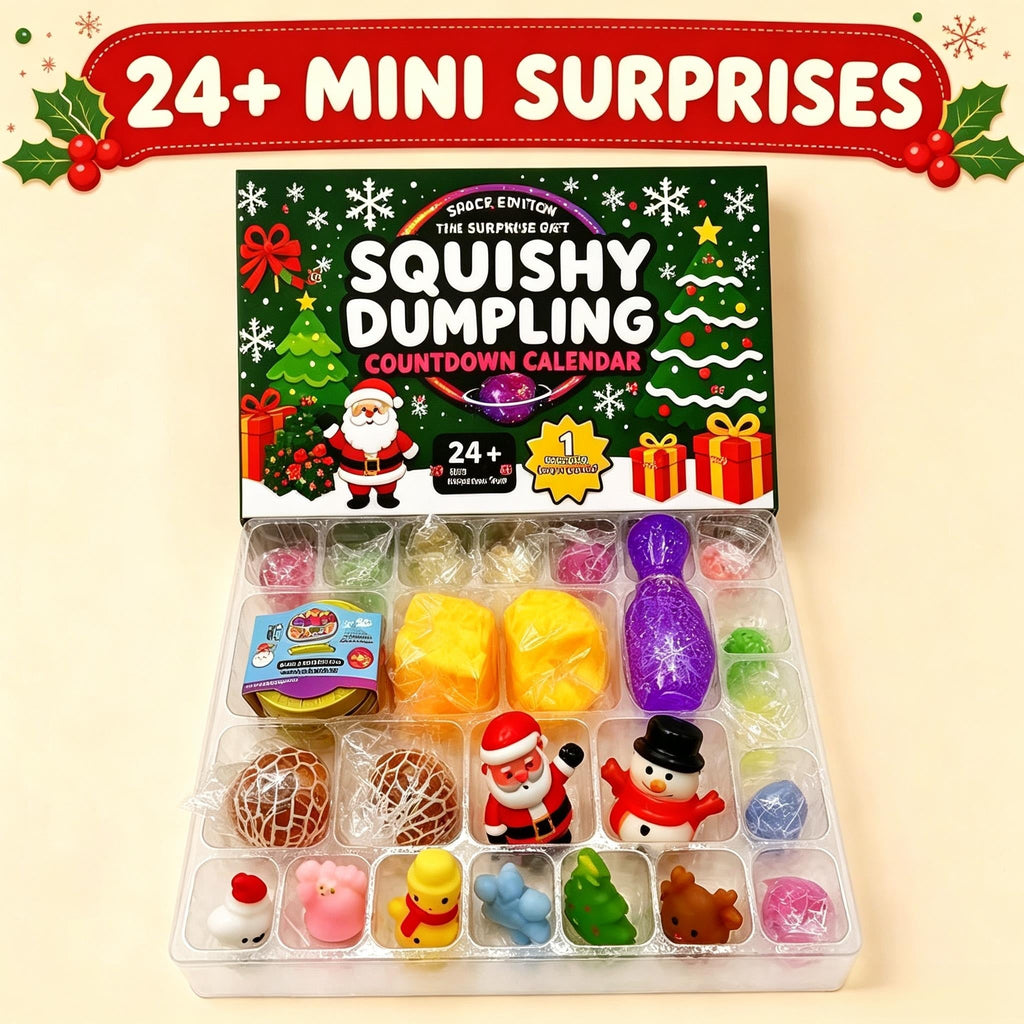Squishy-Dumpling-Adventskalender 2026 - 24 Mini-Squishies und 1 grosse Überraschung