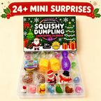 Squishy-Dumpling-Adventskalender 2026 - 24 Mini-Squishies und 1 grosse Überraschung