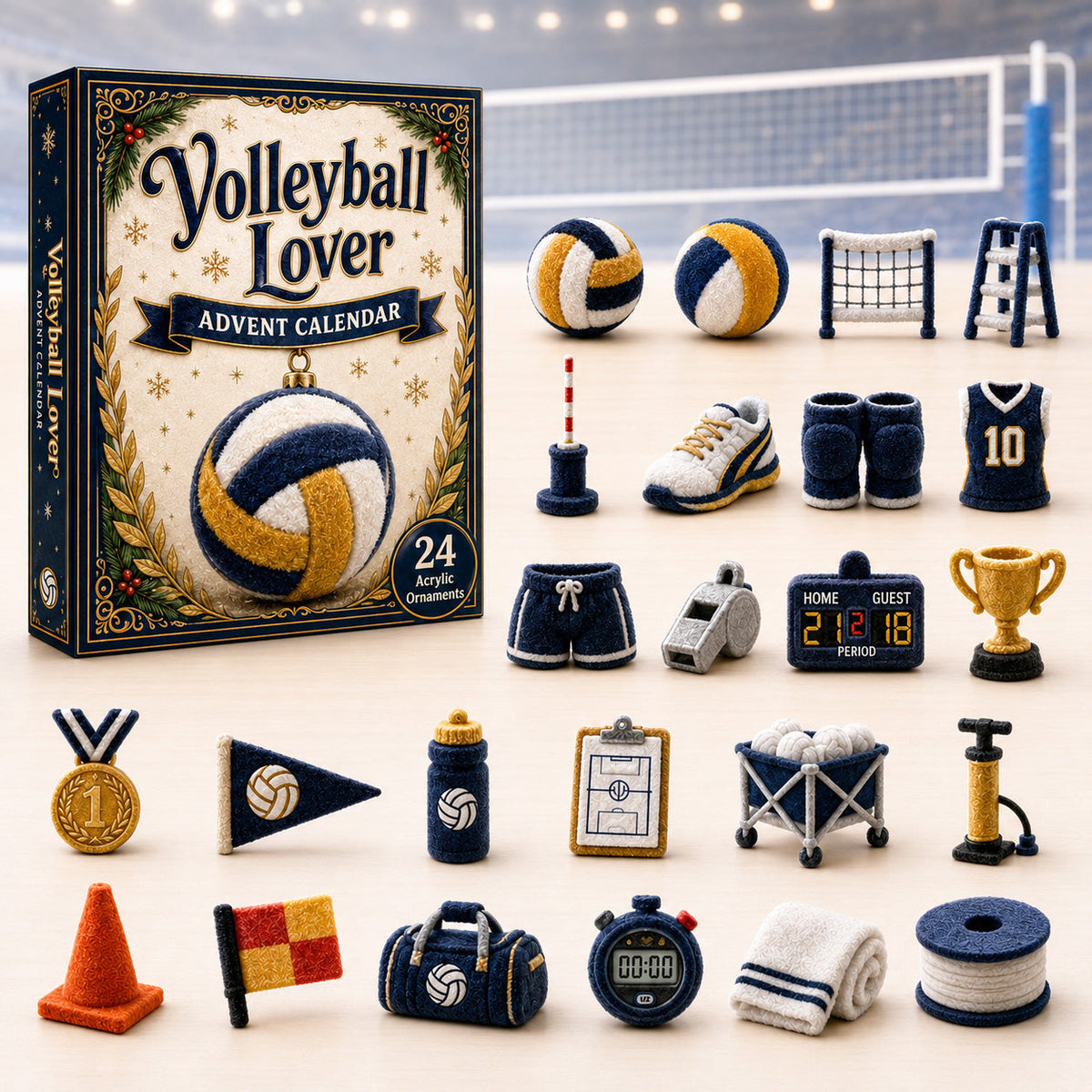 Volleyball Adventskalender 2026 - 24 Volleyball-Überraschungen