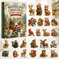 Waldtiere Adventskalender 2026 - 24 Acryl-Waldtieranhänger