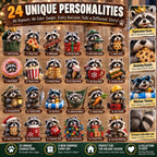 Waschbär-Adventskalender 2026 - 24 freche Waschbär-Figuren