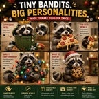 Waschbär-Adventskalender 2026 - 24 freche Waschbär-Figuren