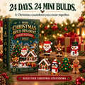 Weihnachts-Bausteine-Adventskalender 2026 - 24 Mini-Bausteinornamente