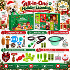 Weihnachts-Hundegeschenk-Adventskalender - 24 Spielzeuge für Hunde