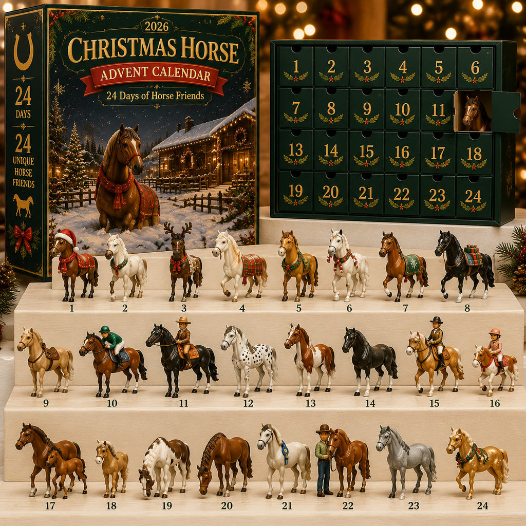 Weihnachtspferde Adventskalender 2026 – 24 Pferdefreunde