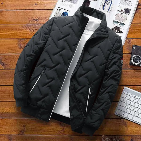Steppjacke Herren mit Stehkragen – Ansicht 4