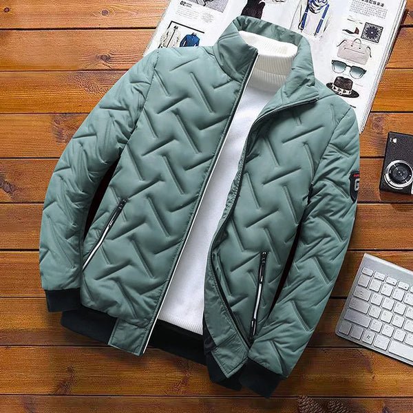Steppjacke Herren mit Stehkragen – Ansicht 5