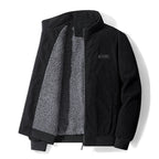 Gefütterte Cord Bomberjacke Herren – Ansicht 4
