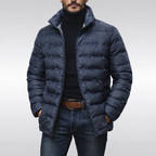 Steppjacke Herren mit Stehkragen – Ansicht 3