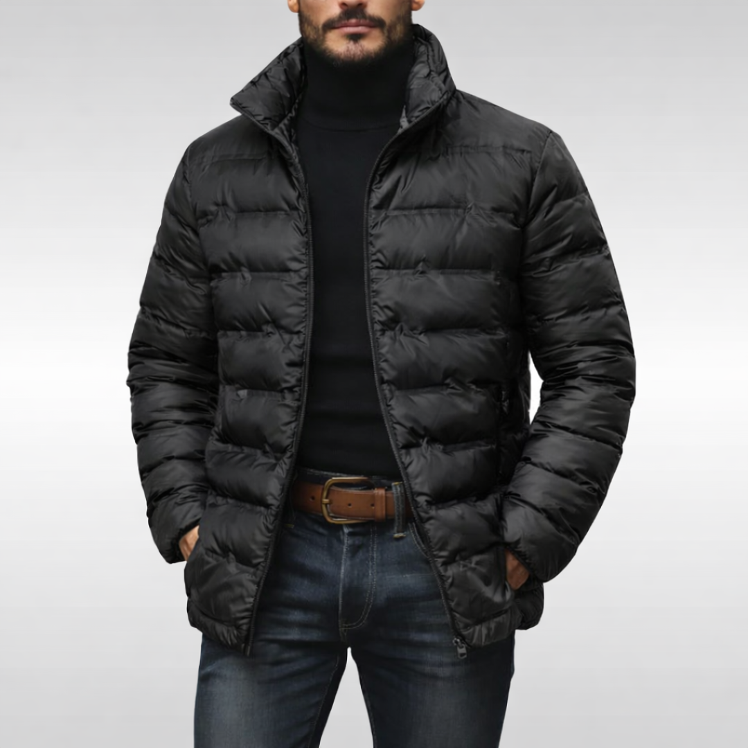 Steppjacke Herren mit Stehkragen – Ansicht 5