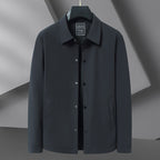 Herrenjacke mit Druckknöpfen und Kragen – Ansicht 3