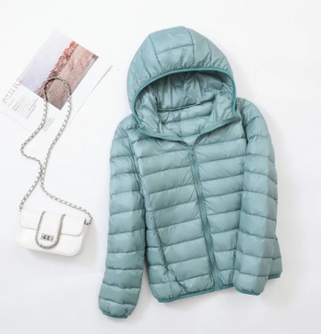 Leichte Steppjacke Damen mit Kapuze – Ansicht 2