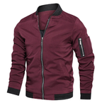 Slim Fit Bomberjacke Herren – Ansicht 3