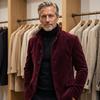 Cordjacke Herren mit Knöpfen – Ansicht 6