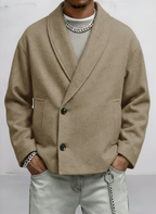 Kurze Herrenjacke mit Schalkragen – Ansicht 5